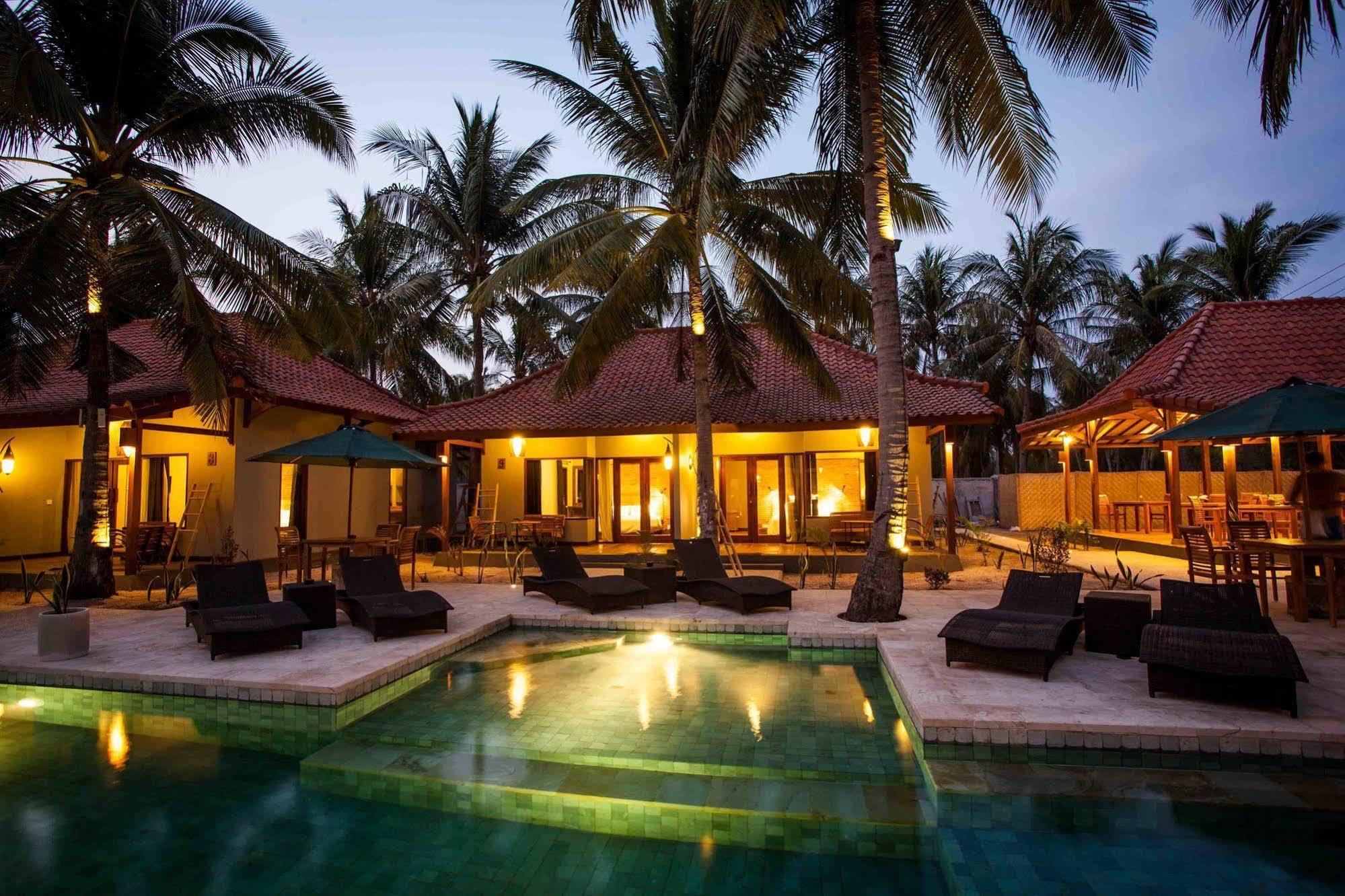 Belukar Villas Gili Trawangan Exterior photo